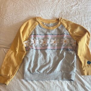 Girl Scout Kids' Yellow and Gray Sweater